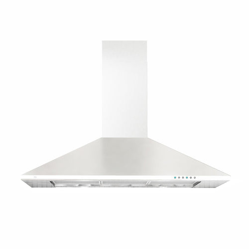 XO APPLIANCE XOB30WC 30" CCC 600/395 CFM Italian Made Wall Mount Chimney Range Hood White - XOB30WC