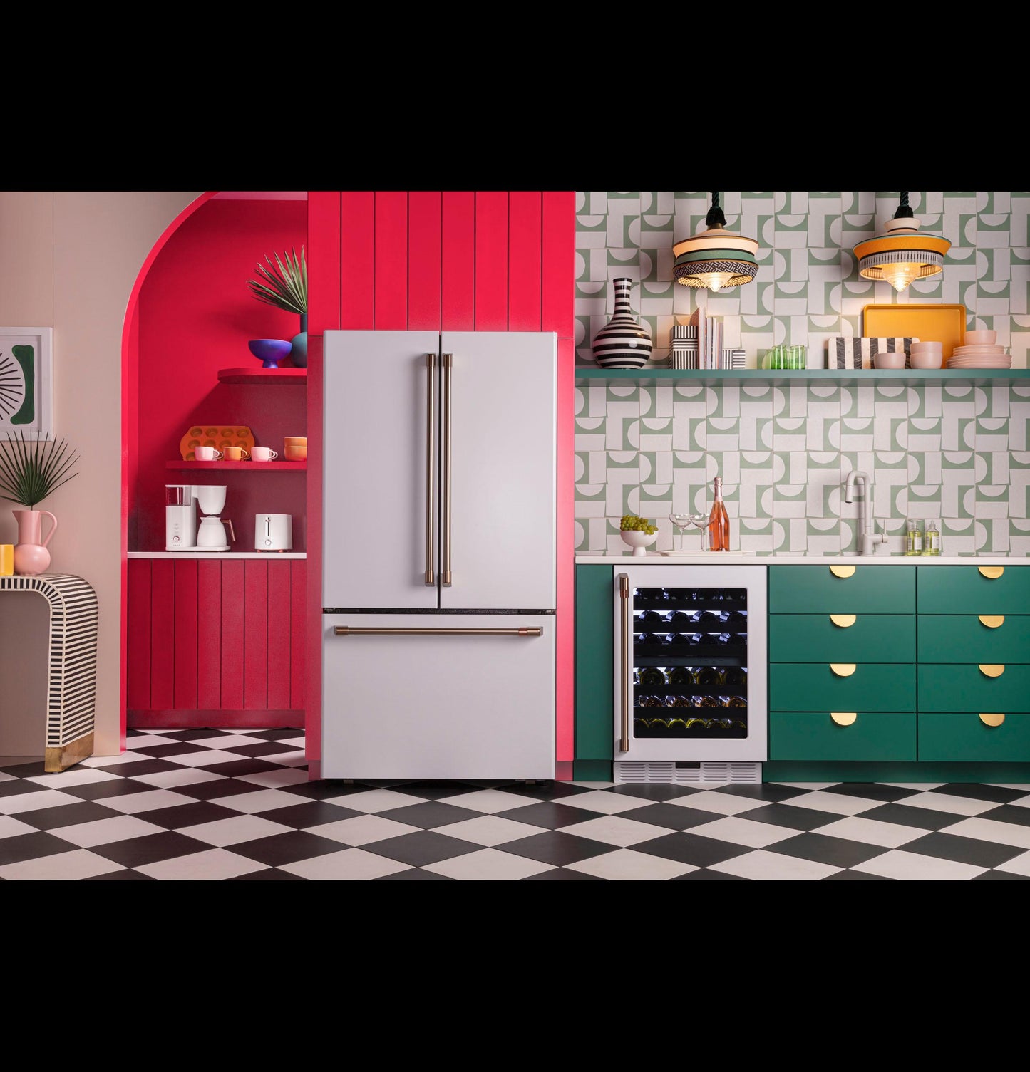 CAFE CWE23SP4MW2 CAFé™ ENERGY STAR® 23.1 Cu. Ft. Smart Counter-Depth French-Door Refrigerator White