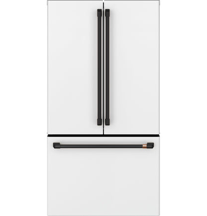 CAFE CWE23SP4MW2 CAFé™ ENERGY STAR® 23.1 Cu. Ft. Smart Counter-Depth French-Door Refrigerator White