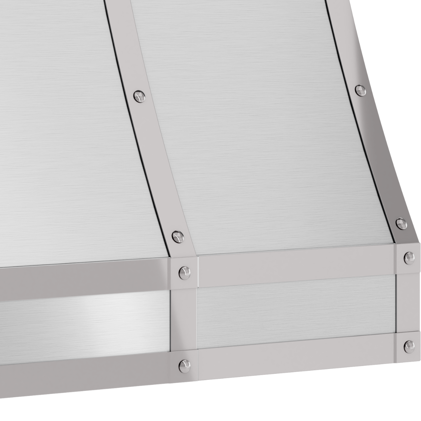 Zephyr DC14812AS Duct Cover, 48in x 12in, SS, w/SS Banding Stainless - DC14812AS