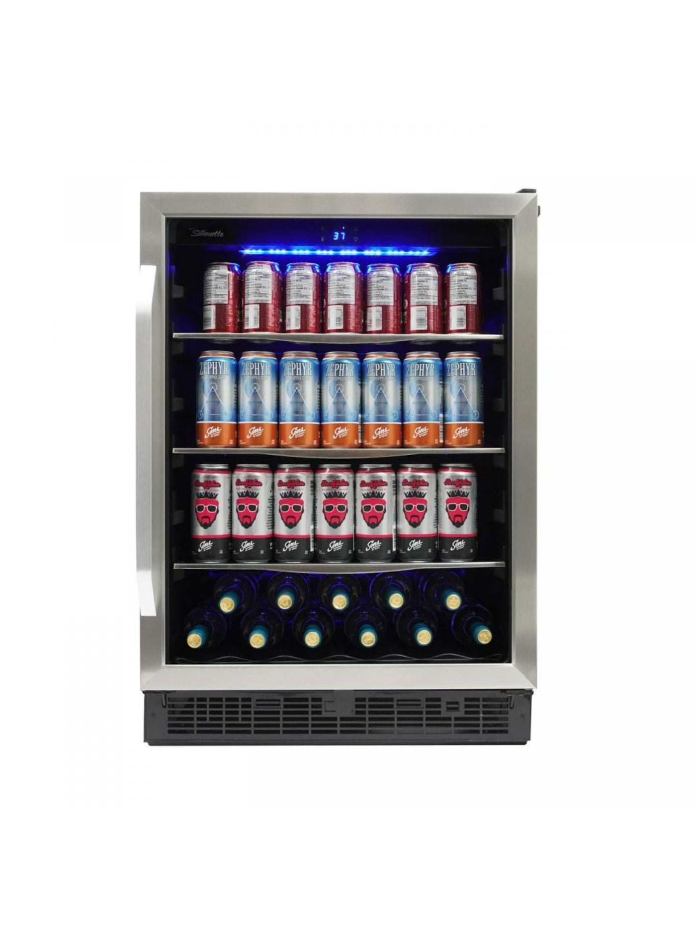 SILHOUETTE Silhouette 24" Built-in Beverage Center in Stainless Steel - SBC057D1BSS