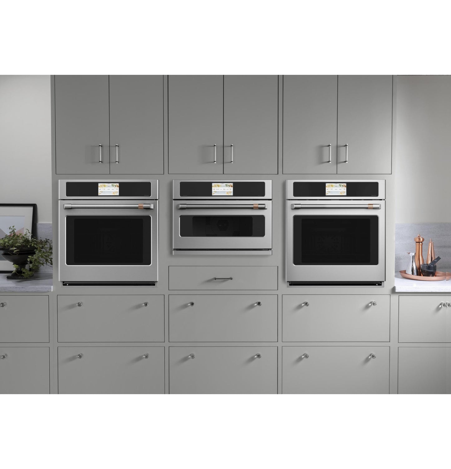 CAFE  27" Custom Speed Cook Oven with 120V Advantium Technology in Stainless Steel - CSB912P2VS1