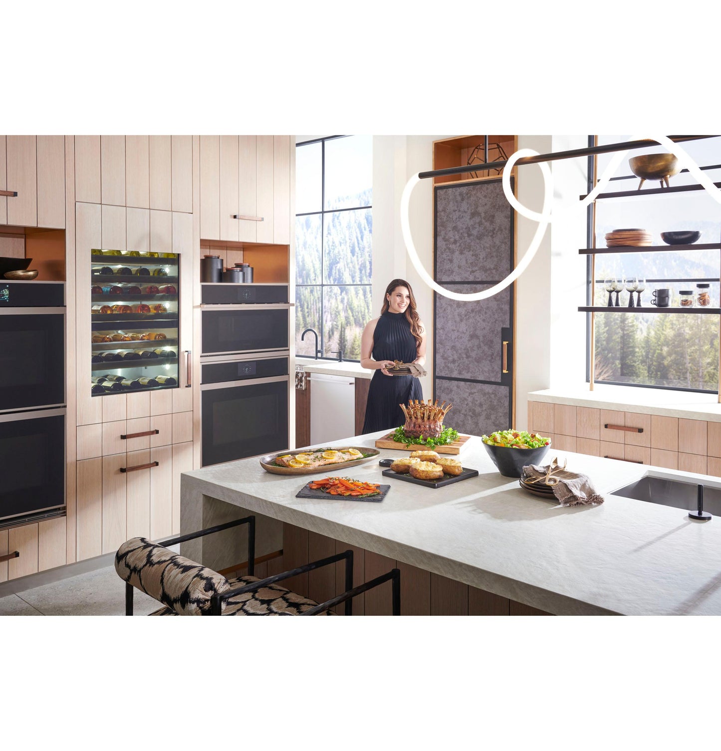 MONOGRAM Monogram 30" Minimalist Double Wall Oven in Stainless Steel - ZTDX1DSSNSS