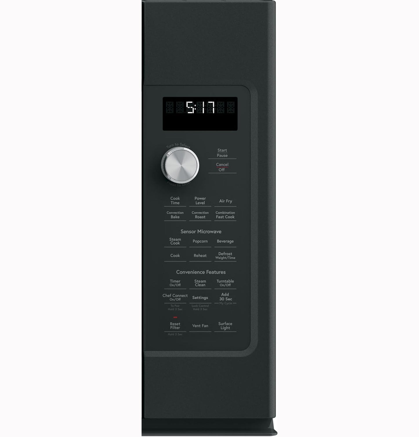 CAFE  1.7 Cu. Ft. Convection Over-the-Range Microwave Oven Black - CVM517P3RD1