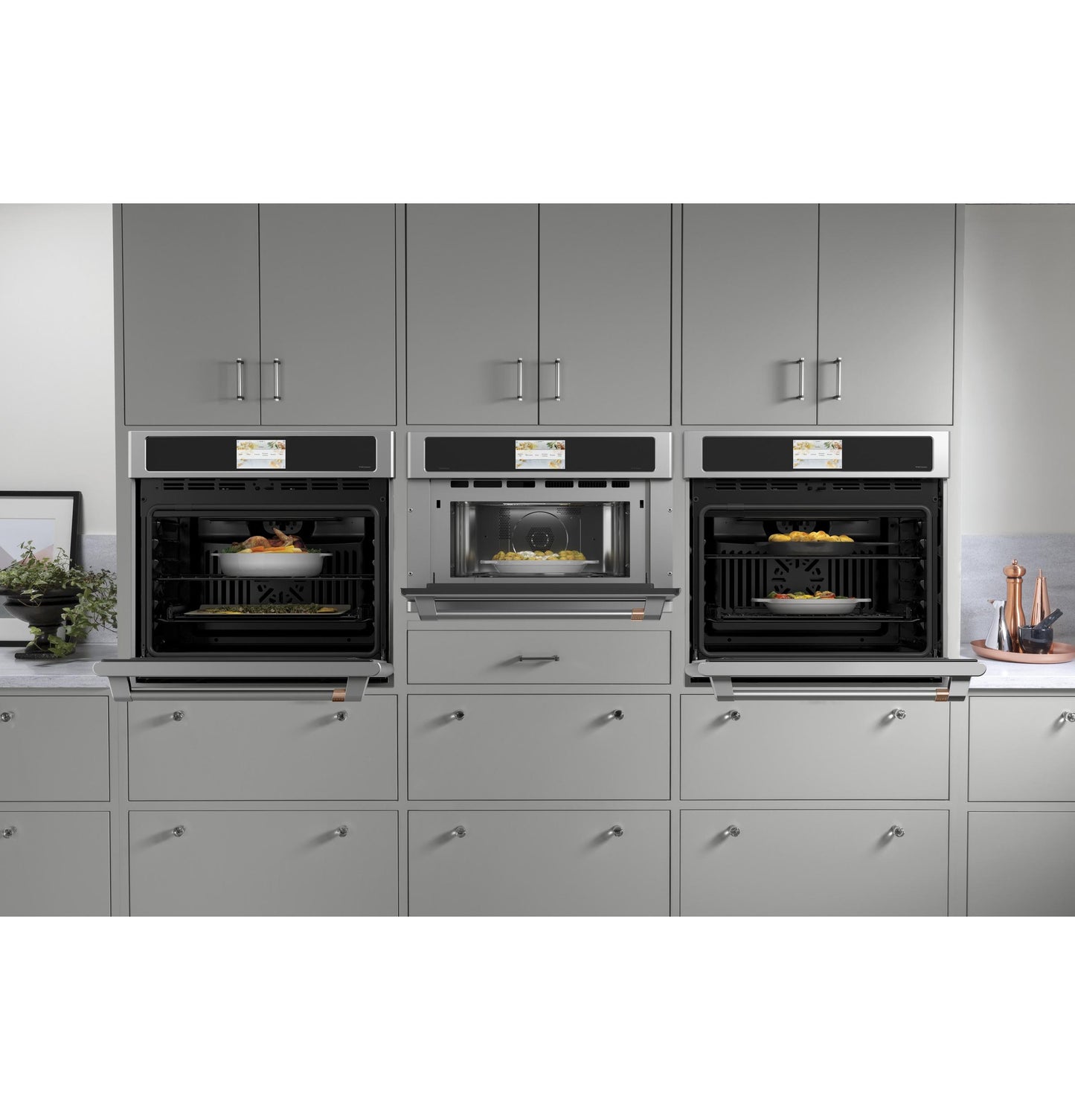 CAFE 30" Smart Single Wall Oven with Convection in Stainless Steel - CTS70DP2NS1