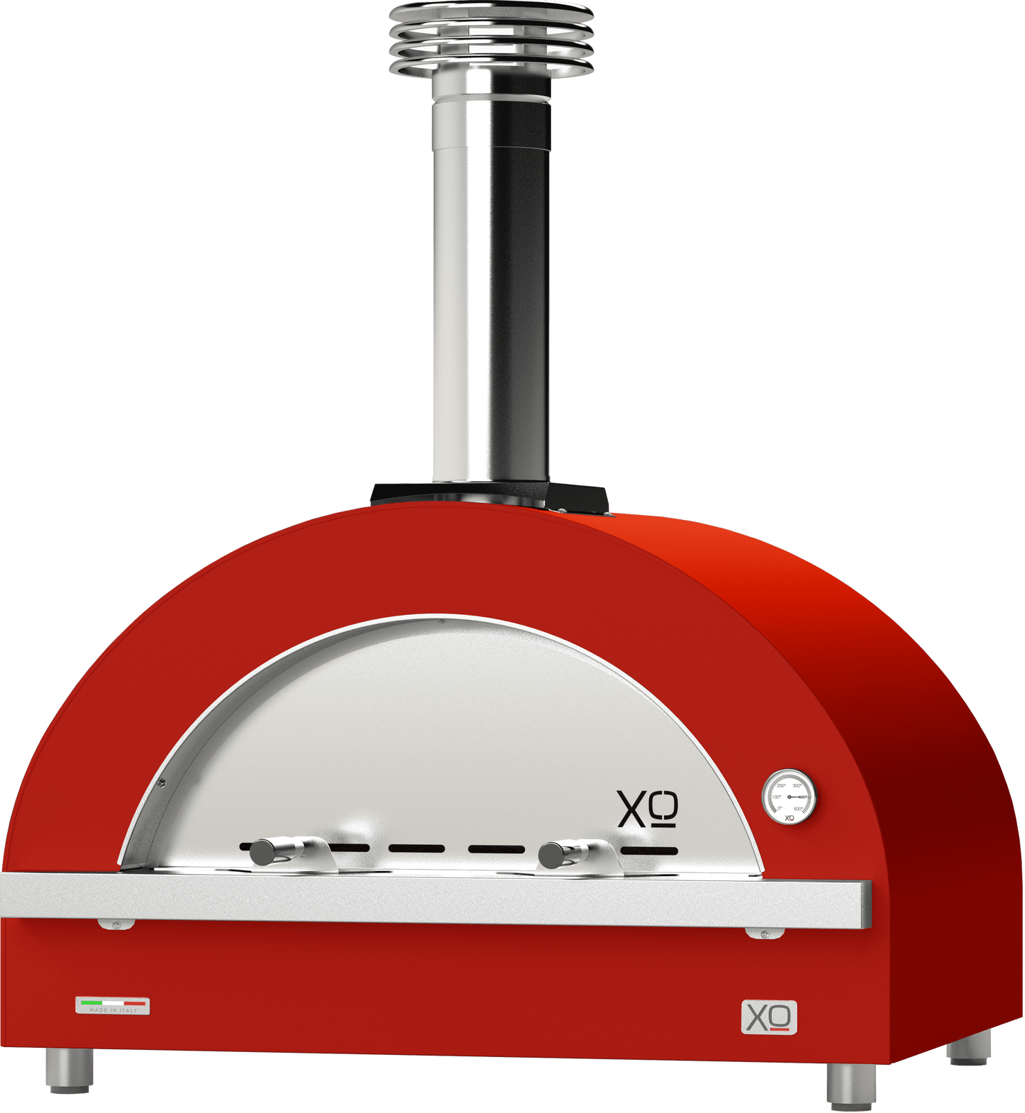 XO APPLIANCE XOPIZZA4WRO 40" Wood-Fired Oven Rosso (Red) Red - XOPIZZA4WRO