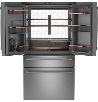 CAFE  ENERGY STAR 28.7 Cu. Ft. Smart 4-Door French-Door Refrigerator With Dual-Dispense AutoFill Pitcher in Stainless Steel - CGE29DP2TS1