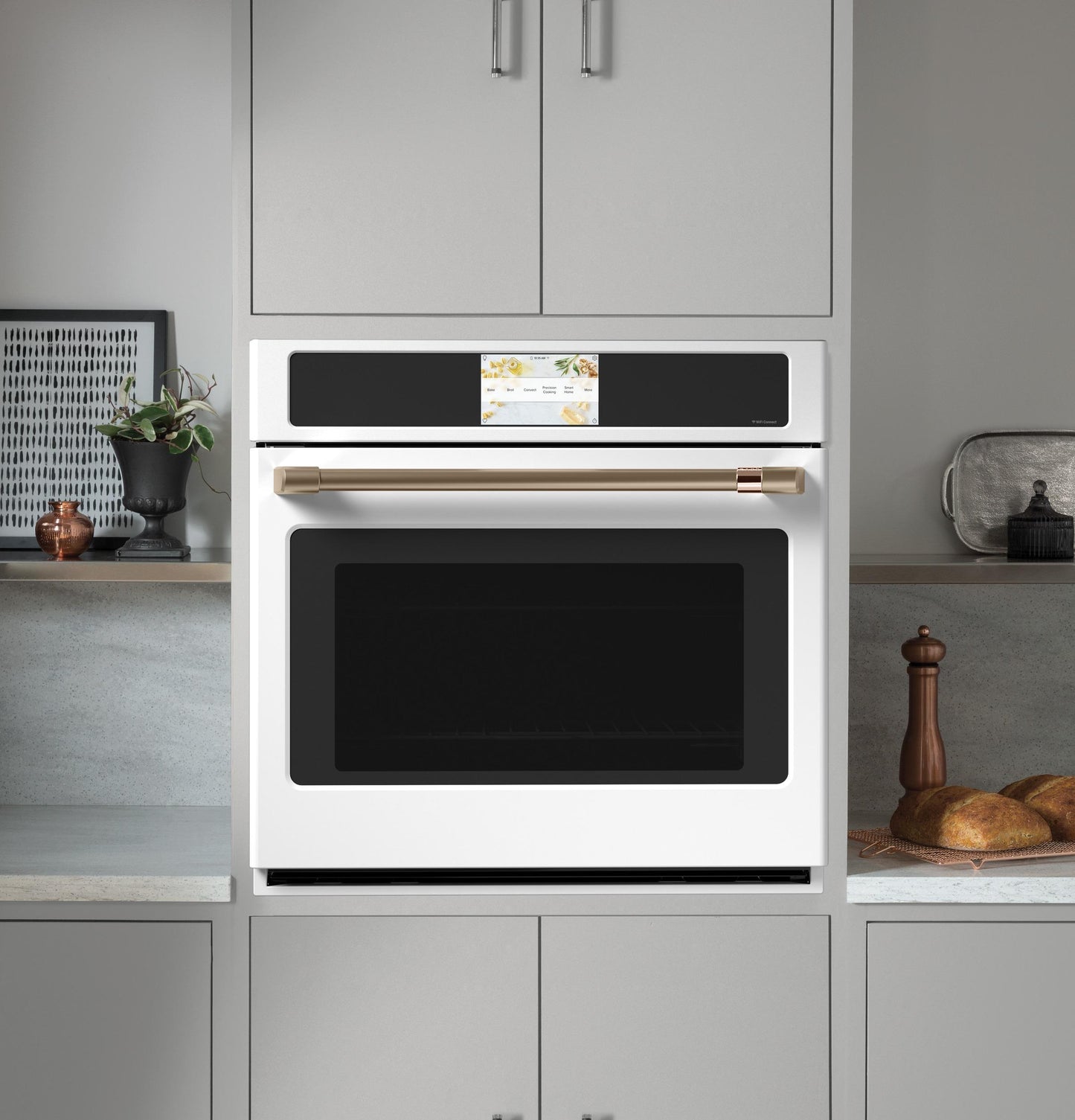 CAFE Professional Series 30" Smart Built-In Convection Single Wall Oven White - CTS90DP4NW2