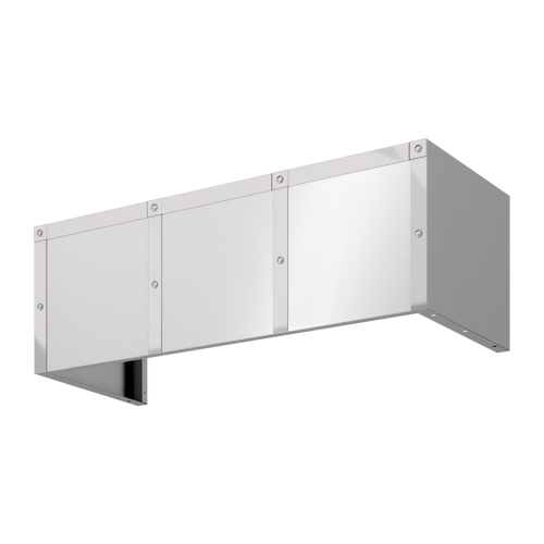 Zephyr DC14812AS Duct Cover, 48in x 12in, SS, w/SS Banding Stainless - DC14812AS