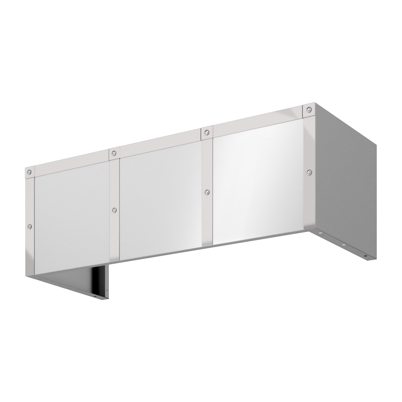 Zephyr DC14812AS Duct Cover, 48in x 12in, SS, w/SS Banding Stainless - DC14812AS