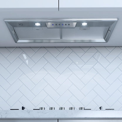 XO APPLIANCE XOI21SMUA 21" Make up Air Model 395 CFM Insert For Custom Built Hood Italian Made Silver - XOI21SMUA