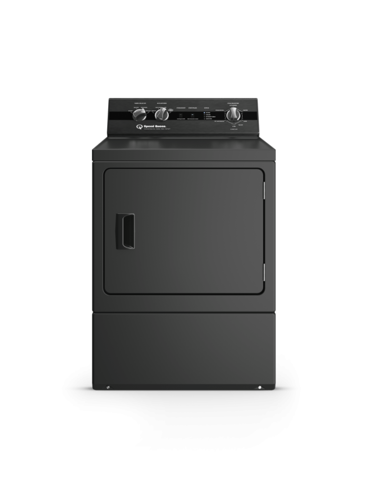SPEED QUEEN DC5004BE DC5 Sanitizing Electric Dryer with Pet Plus Extended Tumble Steam  Black - DC5004BE