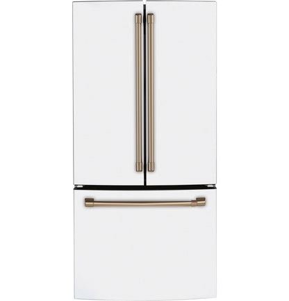 CAFE  ENERGY STAR 18.6 Cu. Ft. Counter-Depth French-Door Refrigerator White - CWE19SP4NW2