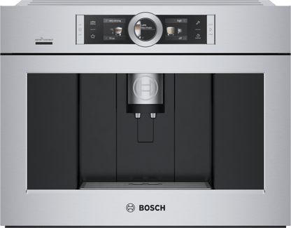 BOSCH BCM8450UC 800 Series, Built-In Fully Automatic Coffee Machine, Stainless steel, Removable water tank in Stainless Steel