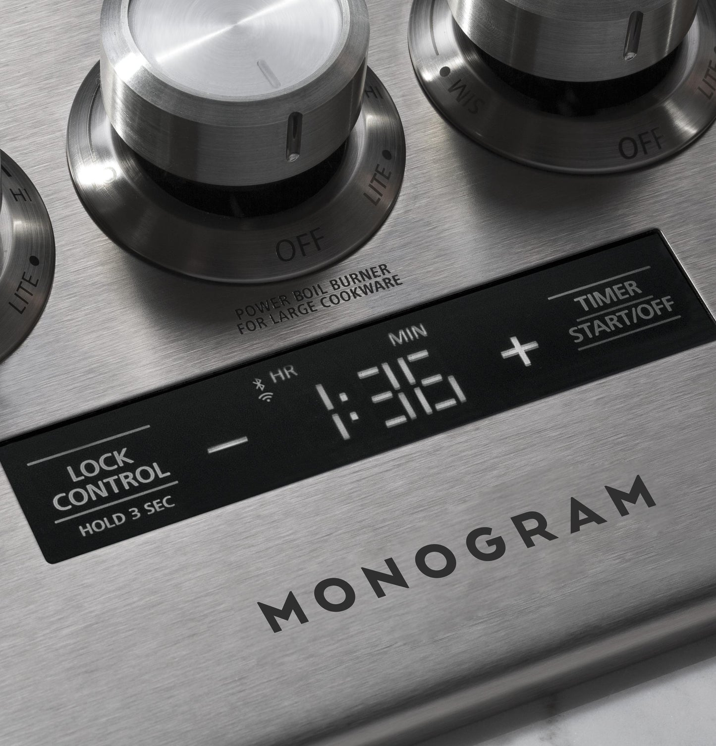 MONOGRAM Monogram 36" Deep-Recessed Gas Cooktop in Stainless Steel - ZGU36ESLSS