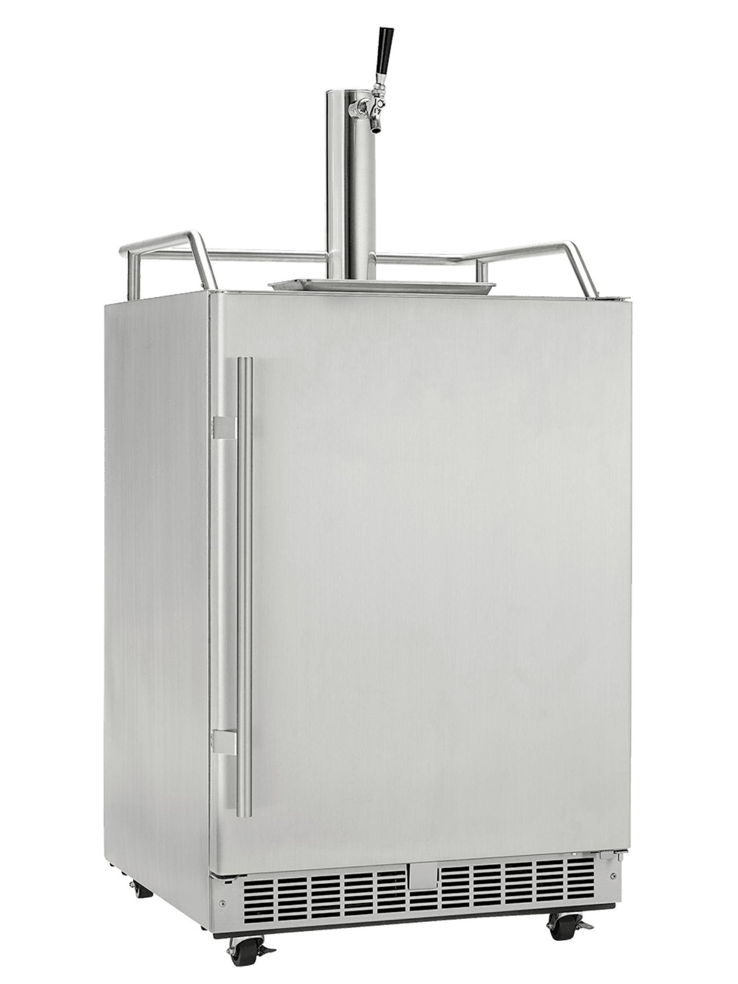 SILHOUETTE Silhouette Pro - 24" Outdoor Keg Cooler in Stainless Steel - DKC055D1SSPRO
