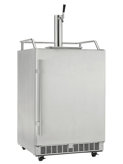 SILHOUETTE Silhouette Pro - 24" Outdoor Keg Cooler in Stainless Steel - DKC055D1SSPRO