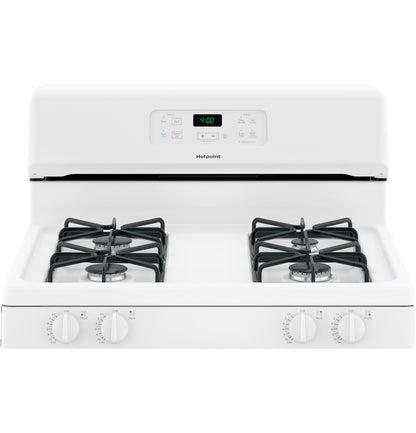 HOTPOINT Hotpoint 30" Free-Standing Standard Clean Gas Range White - RGBS400DMWW