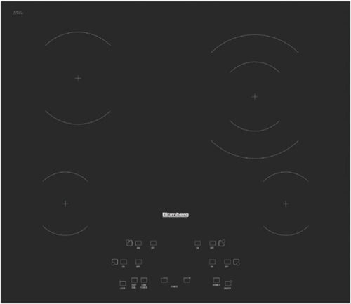 BLOMBERG APPLIANCES CTE24410 24in electric cooktop, 4 burner, touch controls Black - CTE24410