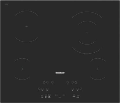 BLOMBERG APPLIANCES CTE24410 24in electric cooktop, 4 burner, touch controls Black - CTE24410