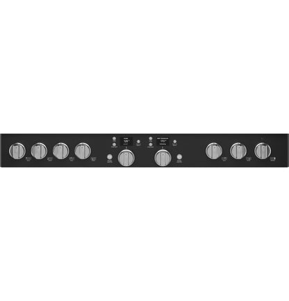 CAFE  48" Smart Dual-Fuel Commercial-Style Range with 6 Burners and Griddle (Natural Gas) Black - C2Y486P3TD1