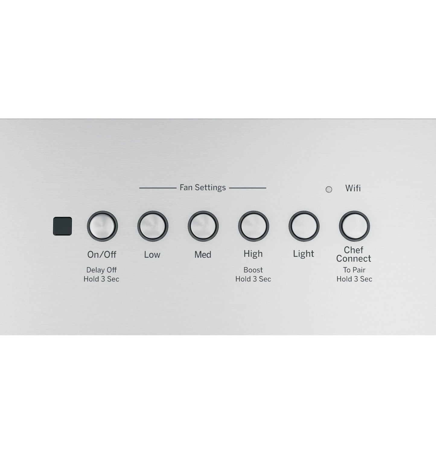 CAFE 36" Smart Designer Custom Insert w/ Dimmable LED Lighting in Stainless Steel - UVC9360SLSS