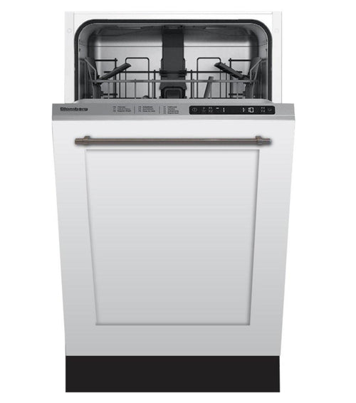 BLOMBERG APPLIANCES DWS51502FBI 18in Dishwasher ADA Overlay 48dBA top control 5 cycle - DWS51502FBI
