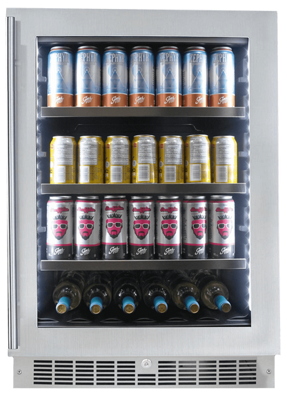 SILHOUETTE Silhouette Pro - 24" Built-in Beverage Center in Stainless Steel - SPRBC056D1SS