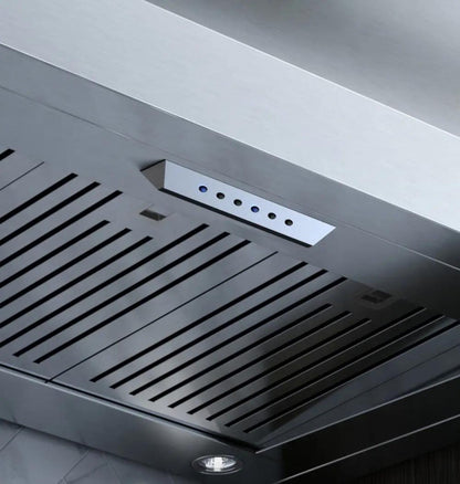 XO APPLIANCE XOT1842SC 42" CCC 600/395 CFM Italian Made Pro Hood Range Hood in Stainless Steel - XOT1842SC