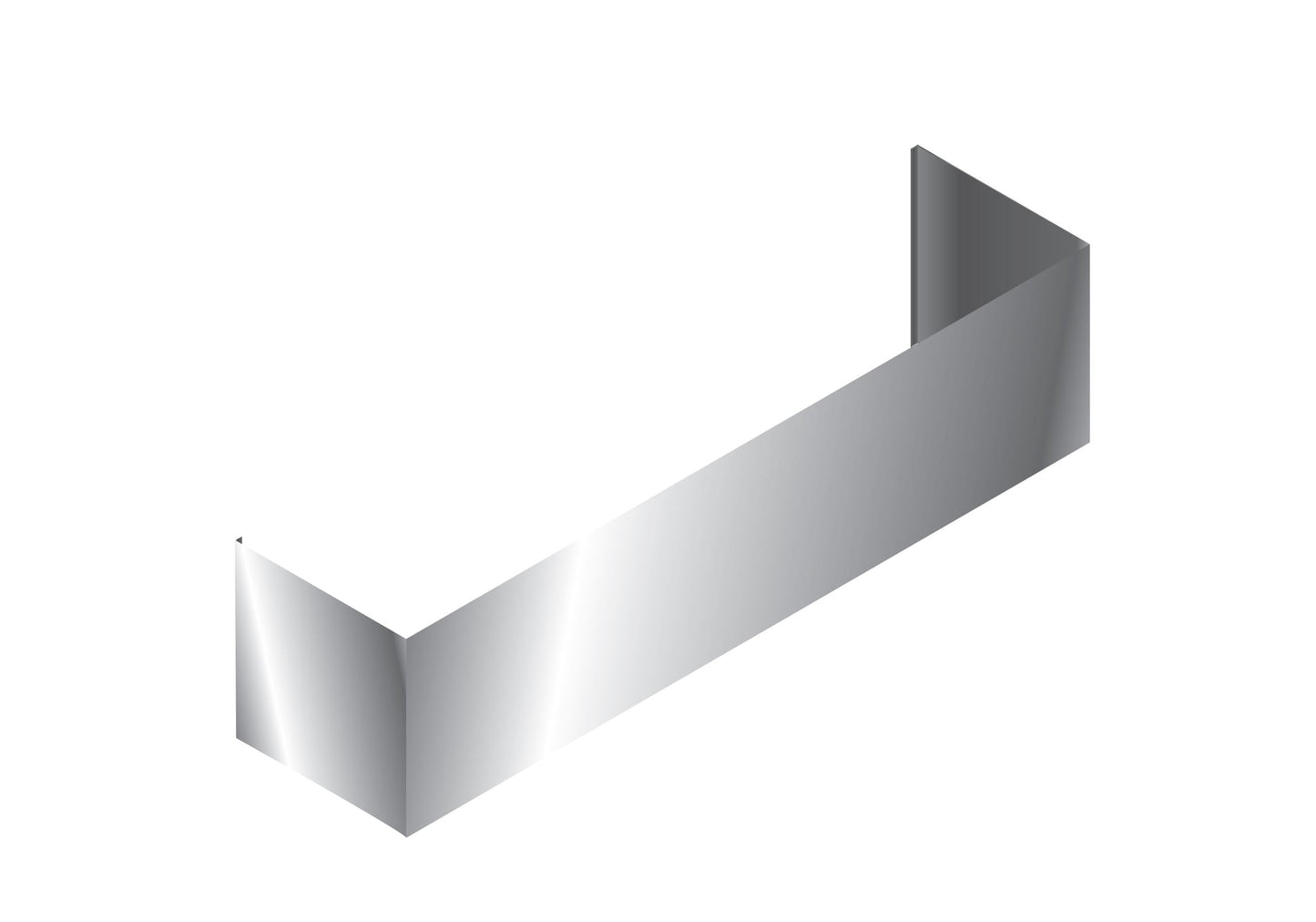 XO APPLIANCE XOTDC48S Optional Duct Cover For XOT1848S Fits 8' Ceiling in Stainless Steel - XOTDC48S