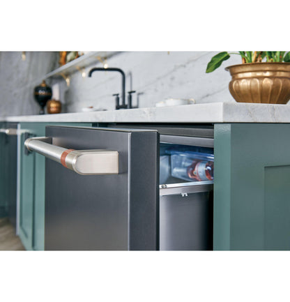 CAFE  5.7 Cu. Ft. Built-In Dual-Drawer Refrigerator Black - CDE06RP3ND1
