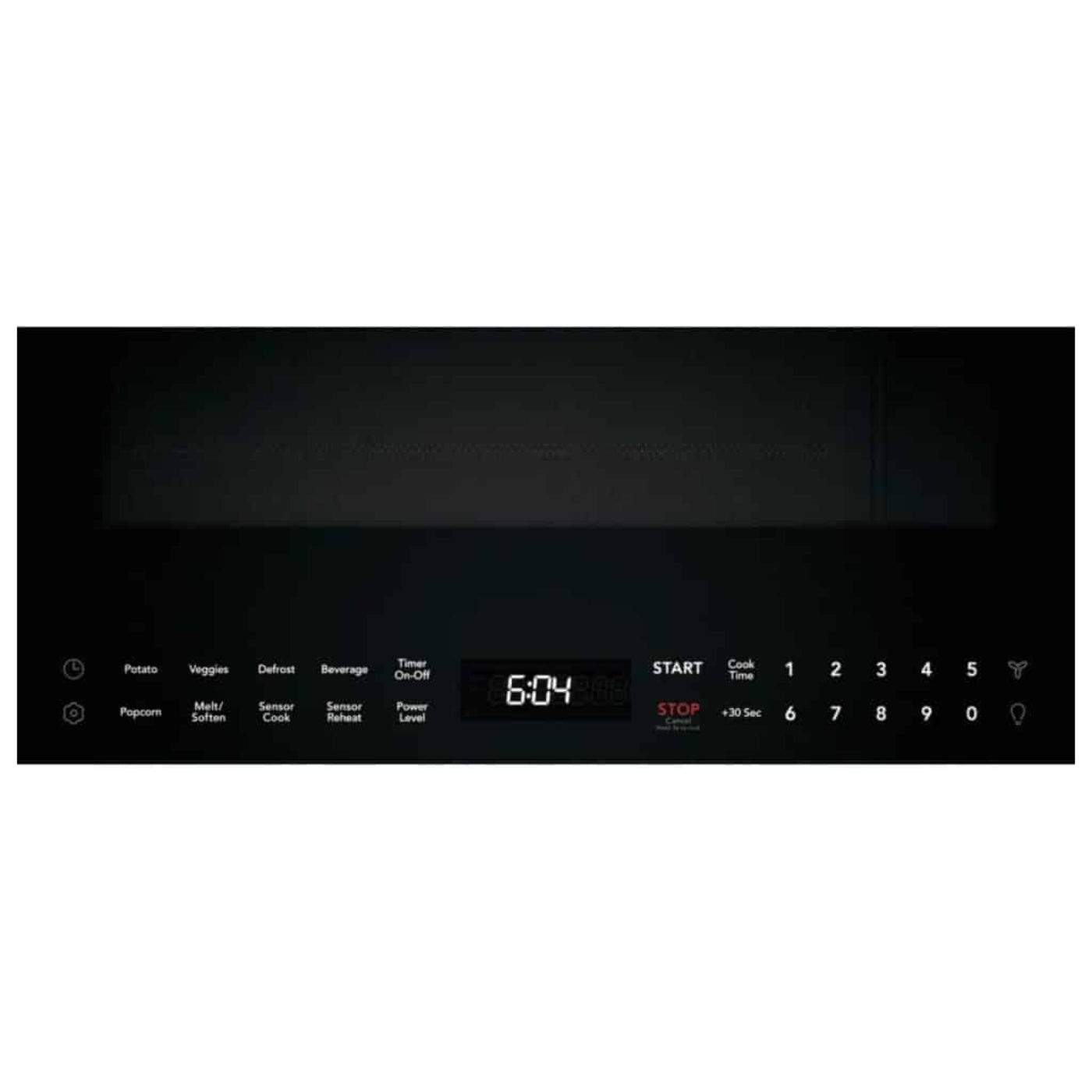 XO APPLIANCE XOOTR30BS 30" Over-The-Range Microwave Oven in Black Glass with in Stainless Steel Trim Black On Stainless - XOOTR30BS
