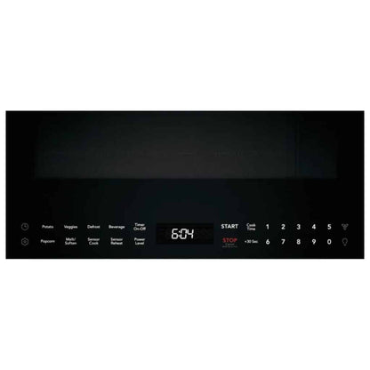 XO APPLIANCE XOOTR30BS 30" Over-The-Range Microwave Oven in Black Glass with in Stainless Steel Trim Black On Stainless - XOOTR30BS