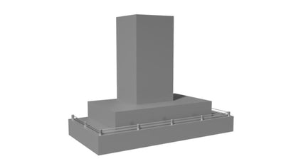 VENTAHOOD 48" Wall Mounted Contemporary Range Hood - CWLH9148