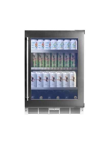 SILHOUETTE Silhouette Pro Gen 3 - 24" Built-in Beverage Center in Stainless Steel - SPRBC052D3SS