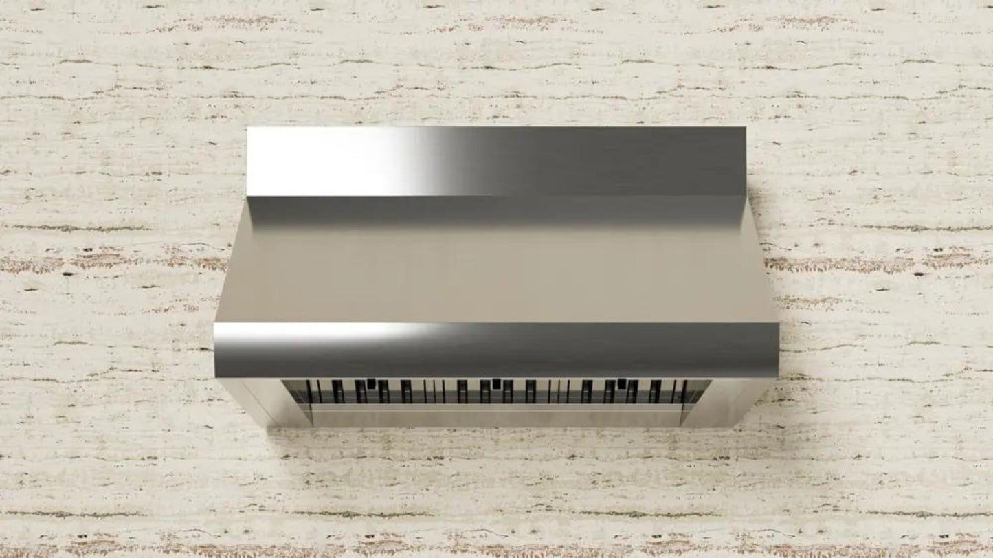 XO APPLIANCE XOGV48S Outdoor hood, 48"W, 33"D, 18"T, 1200CFM, LEDs, pro baffle filters in Stainless Steel - XOGV48S