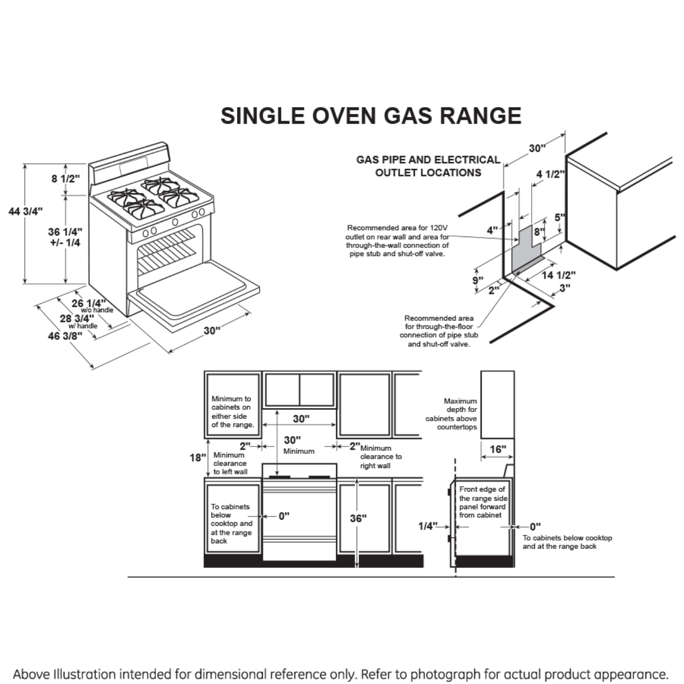 HOTPOINT Hotpoint 30" Free-Standing Gas Range with Cordless Battery Ignition White - RGBS200DMWW