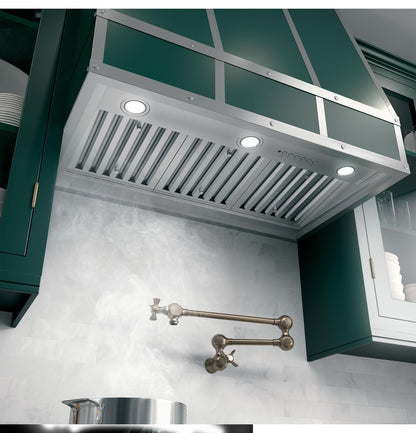 CAFE 36" Smart Designer Custom Insert w/ Dimmable LED Lighting in Stainless Steel - UVC9360SLSS