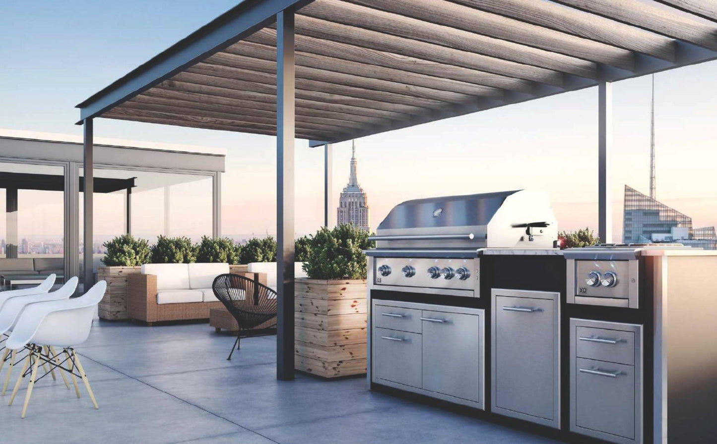 XO APPLIANCE XOG42COMBO 42" 304 in Stainless Steel Door and Drawer in Stainless Steel - XOG42COMBO