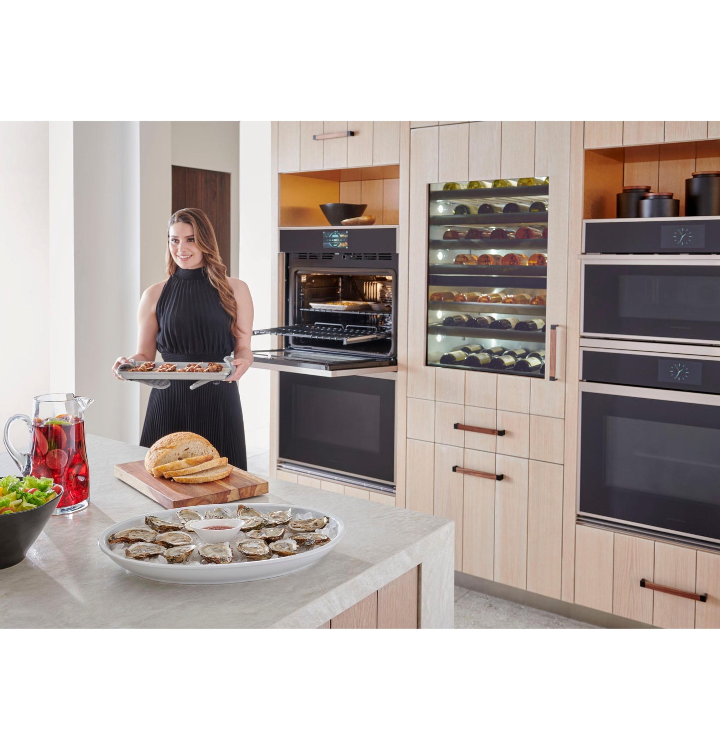 MONOGRAM Monogram 30" Minimalist Double Wall Oven in Stainless Steel - ZTD90DSSNSS
