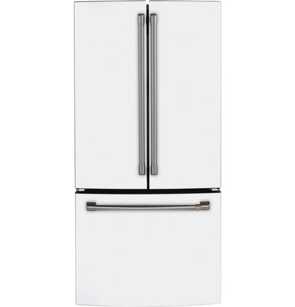 CAFE  ENERGY STAR 18.6 Cu. Ft. Counter-Depth French-Door Refrigerator White - CWE19SP4NW2