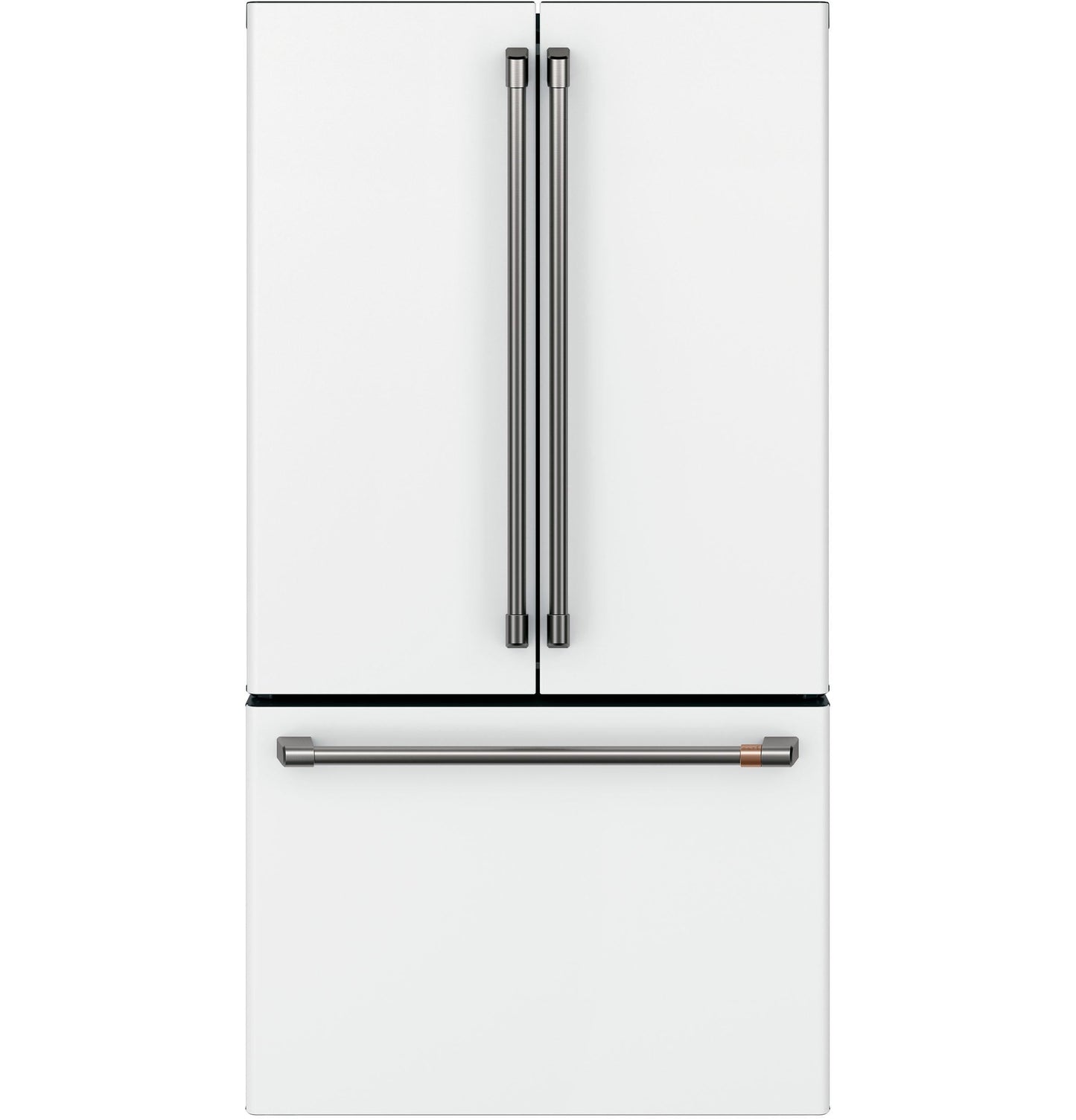 CAFE CWE23SP4MW2 CAFé™ ENERGY STAR® 23.1 Cu. Ft. Smart Counter-Depth French-Door Refrigerator White
