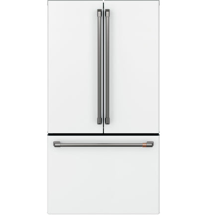 CAFE CWE23SP4MW2 CAFé™ ENERGY STAR® 23.1 Cu. Ft. Smart Counter-Depth French-Door Refrigerator White
