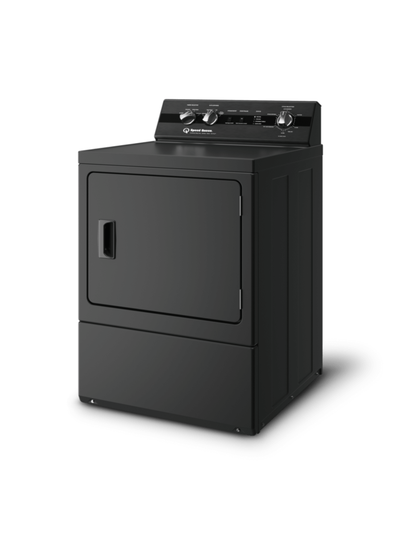 SPEED QUEEN DC5004BG DC5 Sanitizing Gas Dryer with Pet Plus Extended Tumble Steam Black - DC5004BG