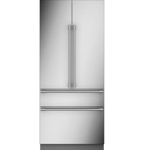 MONOGRAM Monogram 36" Panel-Ready Premium Integrated French-Door Refrigerator Custom Panel Ready - ZIP364IPVII