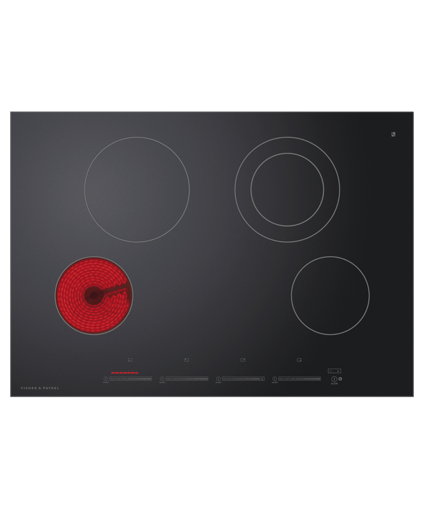 Fisher Paykel 30Inch Electric Cooktop with 4 Heating Elements Other - CE304DTB1