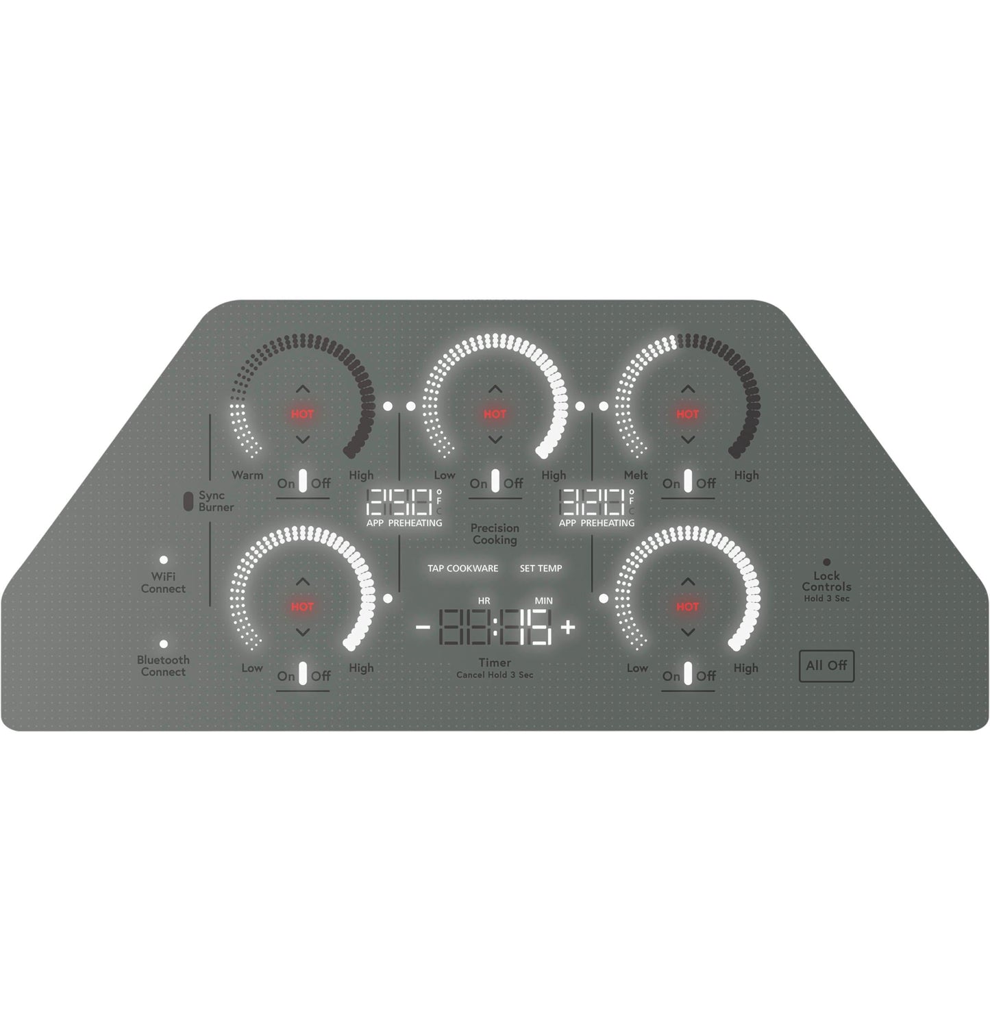 CAFE  Series ENERGY STAR 36" Built-In Touch Control Induction Cooktop in Stainless Steel - CHP90362TSS