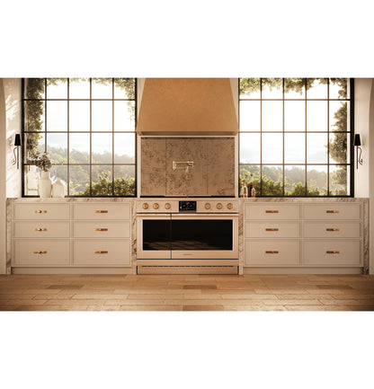 MONOGRAM Monogram 48" Custom Brass Hood Brass - ZVC48DTB1