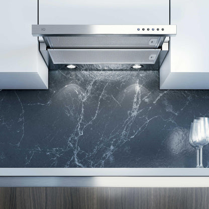 XO APPLIANCE XOC30SC 30" CCC 600/395 CFM Under Cabinet Glide Out Visor Italian Made in Stainless Steel - XOC30SC