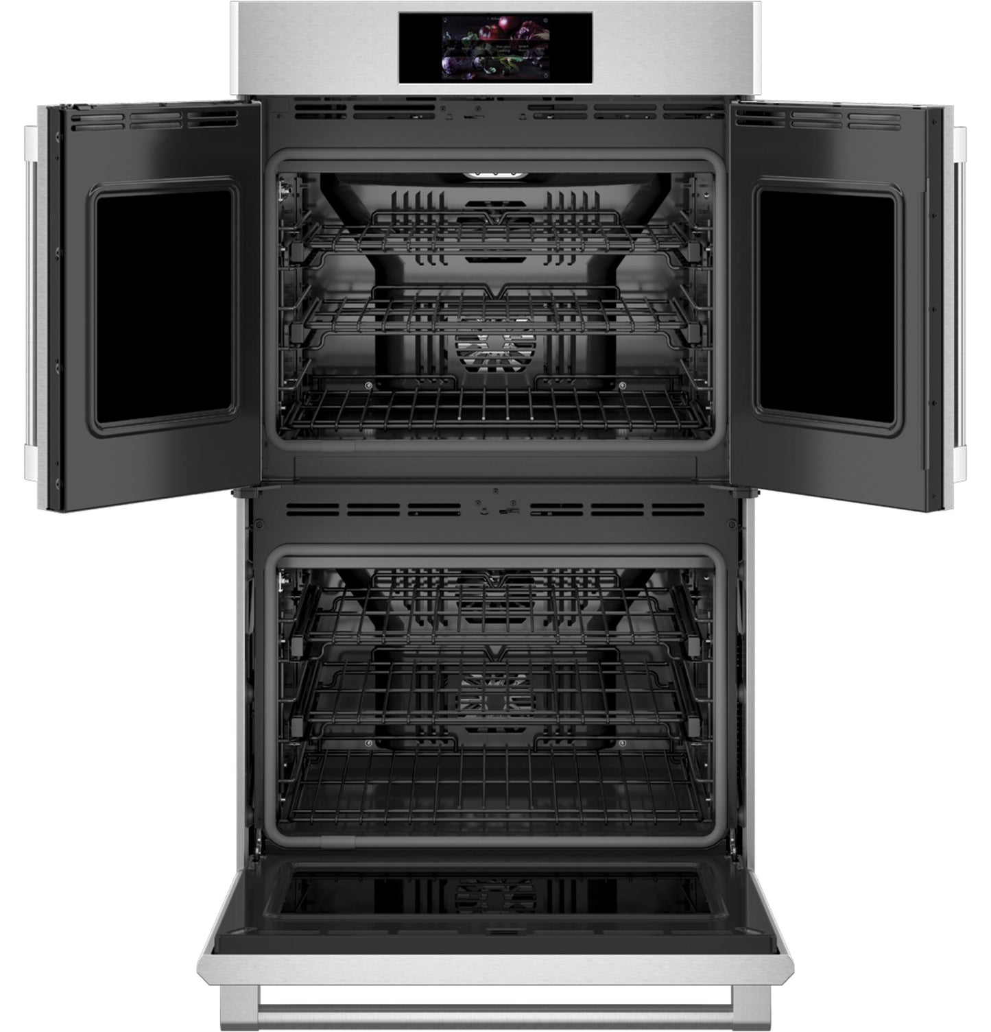 MONOGRAM Monogram 30" Statement French-Door Double Wall Oven in Stainless Steel - ZTDX1FPSNSS